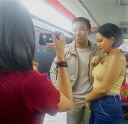 Interviewing #BobRey <a href="/akosiKenChan/">Ken Chan</a> <a href="/missritadaniela/">FAN ACCOUNT</a> last night. 
Such a cute, humble couple👩‍👩‍👦