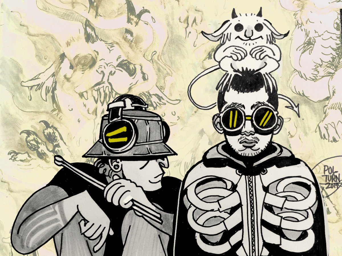 Drew those pilot guys. 
@twentyonepilots #cliqueart #artstudy #twentyonepilotsfanart 