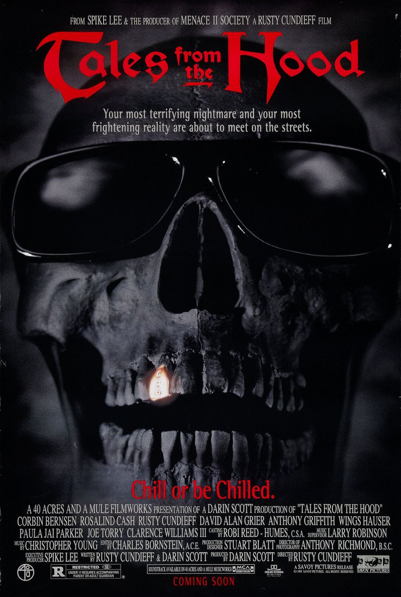 EugWSerra's tweet photo. On May 24, 1995, TALES FROM THE HOOD was released in theaters! #TalesFromTheHood #ClarenceWilliamsIII #JoeTorry #DeaundreBonds #SamuelMonroeJr #WingsHauser #DavidAlanGrier #RustyCundieff #Fangoria142 #DuaneWhitaker #PaulaJaiParker #AnthonyGriffith #BrandonHammond #CorbinBernsen https://t.co/F4Ri9RaO5g