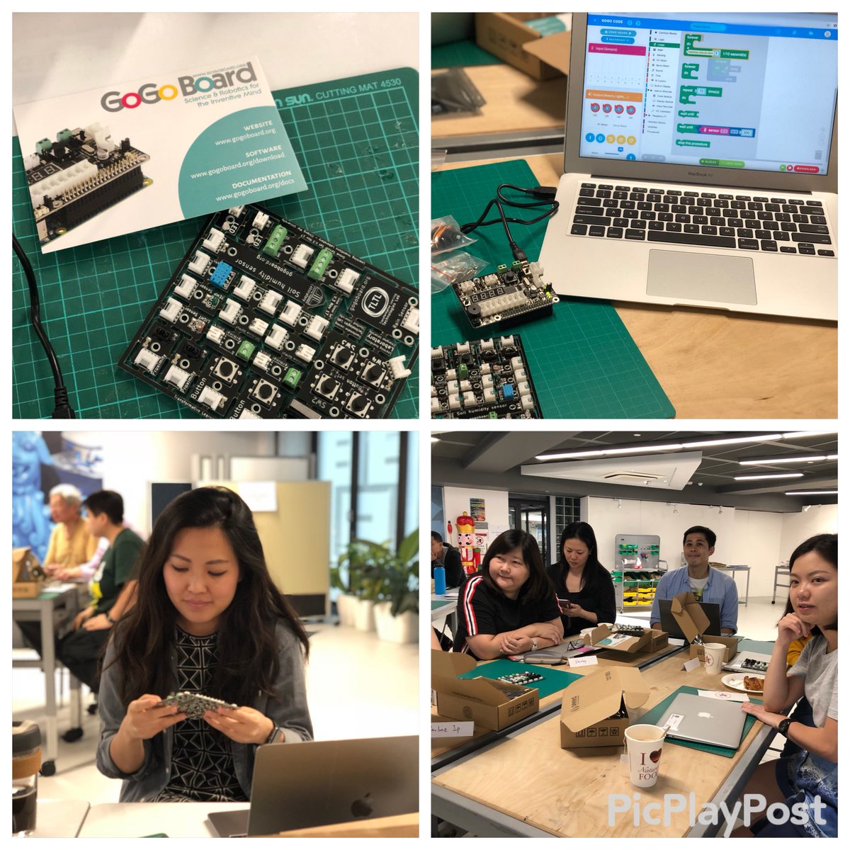 kellyed121's tweet photo. It’s a wonderful day of learning with Catalyst Education Lab teachers and #MITSTEAMCamp fellows @CISHK #GogoBoard #science workshop with @briancsmith @_EdShare @Elag87 @theisabellaliu @MsJanePYP Wendy Smith https://t.co/x3NpQgolip