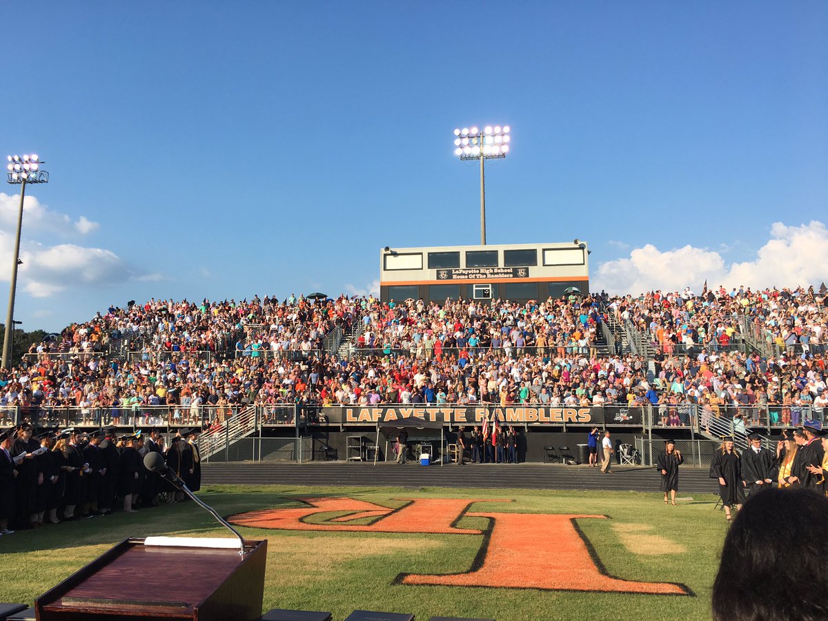 LMSRamblers's tweet photo. LHS graduation!  Class of 2019 #lmsramblers https://t.co/DdWsWIlzRm