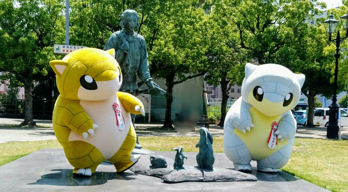 まるうさ あーもうサンドもアローラサンドも可愛いっっ 鳥取駅 ポケモン サンド アローラサンド