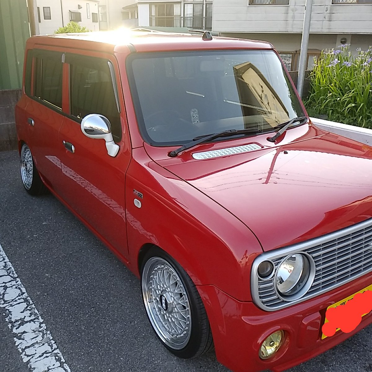 純ベタ好きのオヤジ Pa Twitter ラパンss売ります ほしい方いませんか 車検32年2月26日 走行距離18万キロ At 前後 レオン車高調 フロント326チャラバネ12キロ アクスル固定6度 ロアアーム2センチ上げ2センチ延長 15インチhttps T Co Nz13sxdwlj