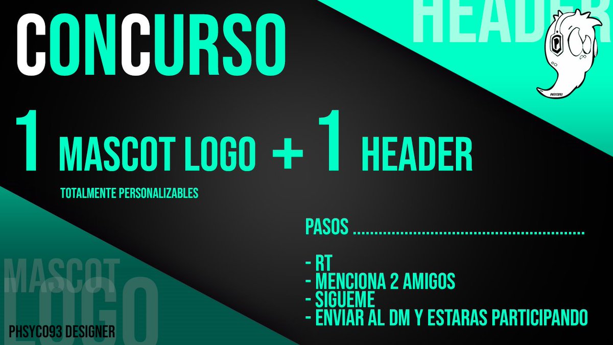 -Traigo un nuevo concurso para el que desee 2Diseños totalmente gratuito solo debes seguir estos pasos... 
Escogeré a 2 ganadores al azar el día Lunes 27/05, quienes serán los ganadores!

-Recuerden Tomar captura de los pasos conseguidos y enviarlos al DM...

Suerte!!! 😉👻