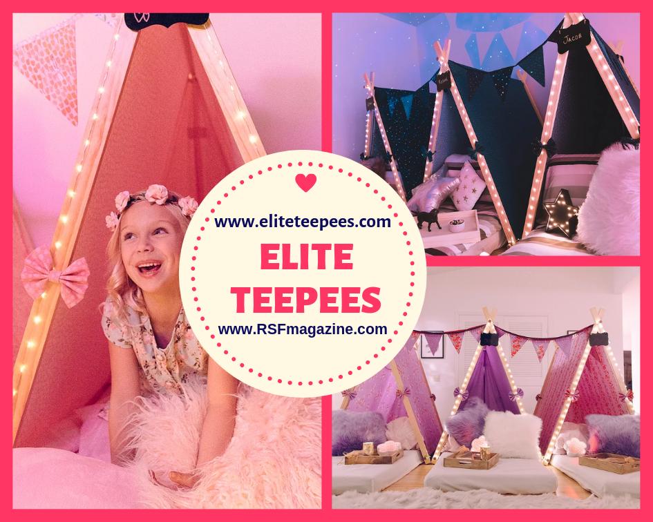 RSFMagazine's tweet photo. Elite Teepees is looking to bring a new wave of creativity to your next kids party with a sleepover experience all about fun and imagination. #KidsParties #RSFmag ❤️ 
https://t.co/6F4Grh1236 https://t.co/I4I0y8mKfA