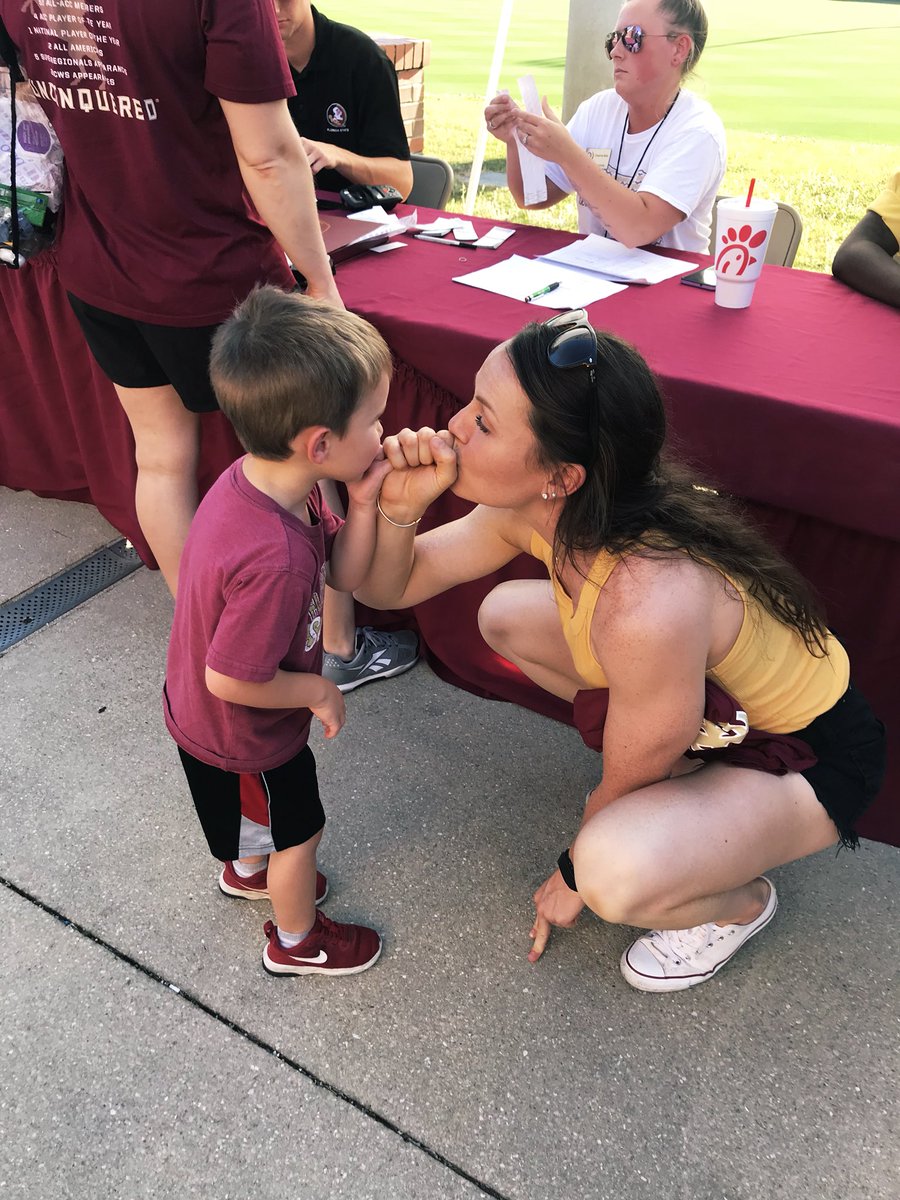 CoachElCooper's tweet photo. @FSU_CoachSnider pinky promise we’re coming back in full force again tomorrow 👊🏼🤞🏼#herefor3 https://t.co/ndlGOjq4Po