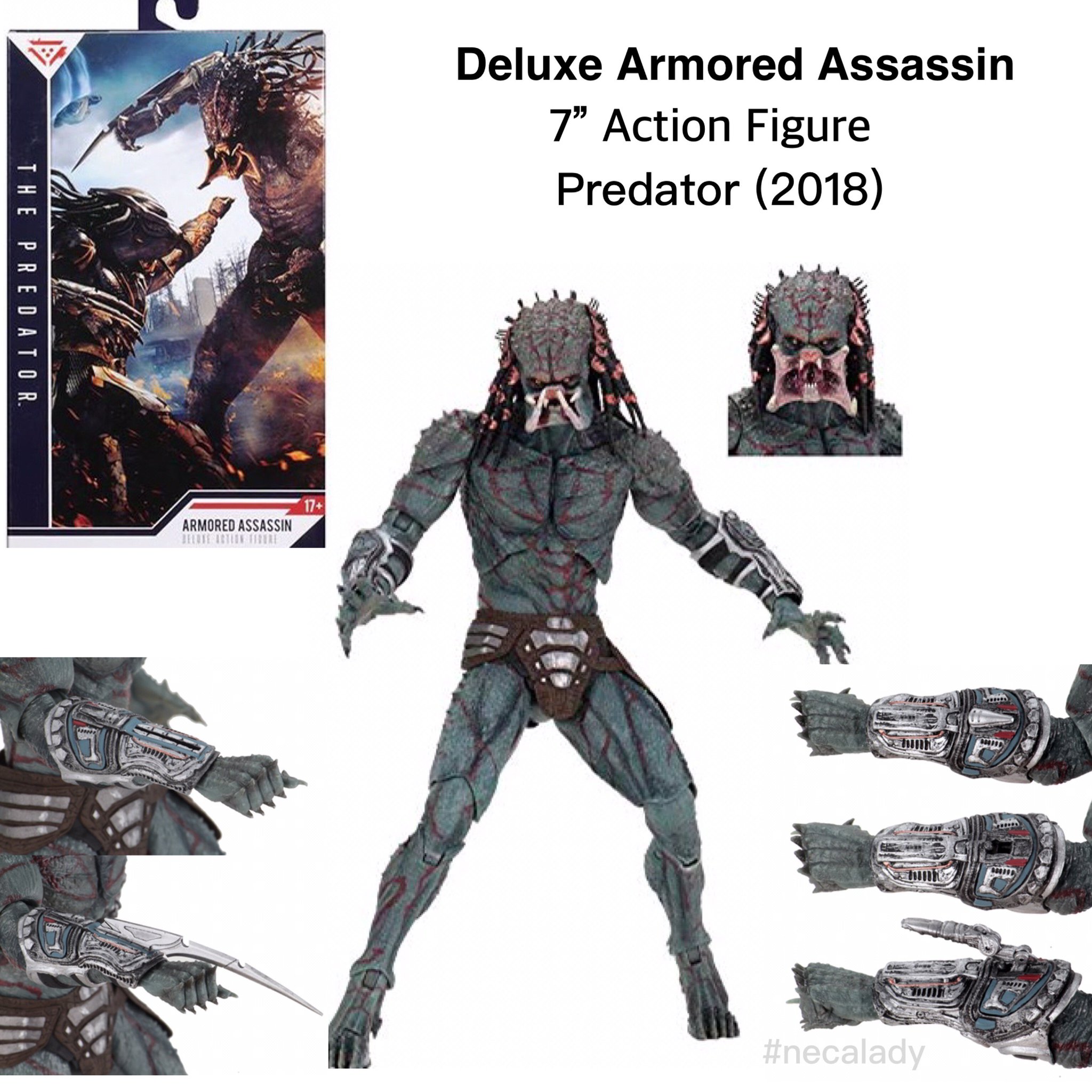 the predator deluxe armored assassin predator figure