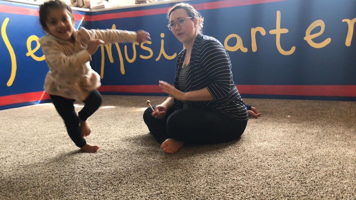 TweetsNoelle's tweet photo. Straight up #zenanigans with Zena, one of my talented students! Have YOU tried #MissNoellesMusik #musikgarten yet? https://t.co/9MYl17Rec8