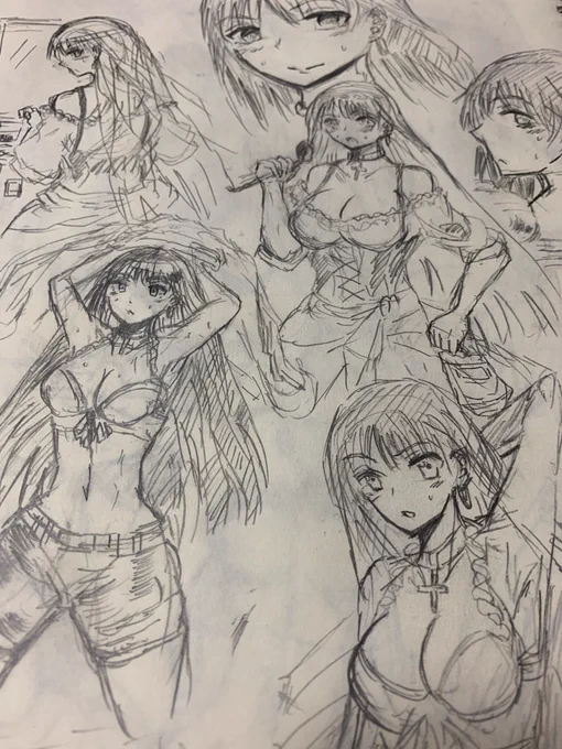 マルタさん落書き集
安定してマルタさんを描けるようになりたいので 