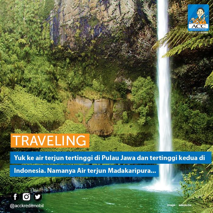 acconeid's tweet photo. Yuk ke air terjun tertinggi di Jawa. Namanya Madakaripura (200 meter) di Probolinggo. Letaknya di ujung lembah sempit &amp; berbentuk ceruk yg dikelilingi tebing2 curam yg meneteskan air pd seluruh bidang tebingnya. 3 di antaranya mengucur deras membentuk air terjun lagi. #ACClife https://t.co/MJ0gQgUmRS