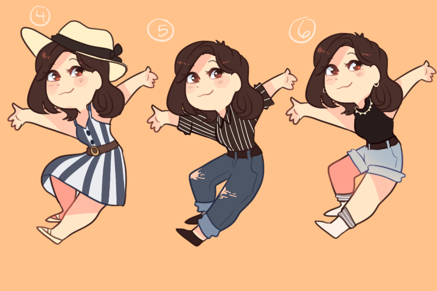 here's some outfits i wore during my vacation! minus the floaties but it's a LOOK 🦆 which one is your favorite