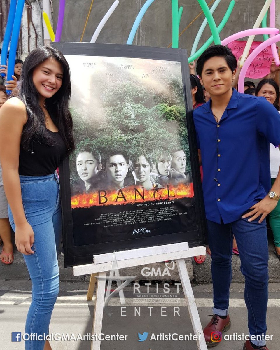 Sparkle_GMA's tweet photo. #BANALmovie stars Bianca Umali (@bianx_umali) and Miguel Tanfelix (@MiguelTanfelix_) on Eat Bulaga's Videoke Dabarclash! ✨ https://t.co/ccI793Ol4y