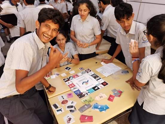 DaisMumbai's tweet photo. Exciting MATHERON at #DAIS: Excellent creativity and gamesmanship of Grade 8 and 9 students was displayed by students. 
This is very ingenious use of mathematical concepts ion designing these games vedios was highly  approciated by staff and peers. #playfulmathlearning https://t.co/ASKMYNF4ko