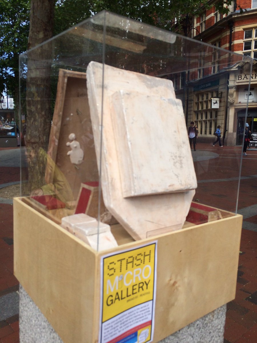 wearestash's tweet image. James Allen presenting his work ‘Regression’ at the Micro Gallery in Broad St. today from 10-1pm