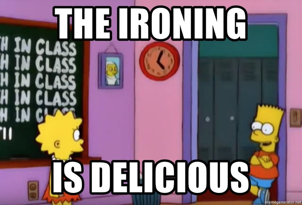 Image result for the ironing is delicious