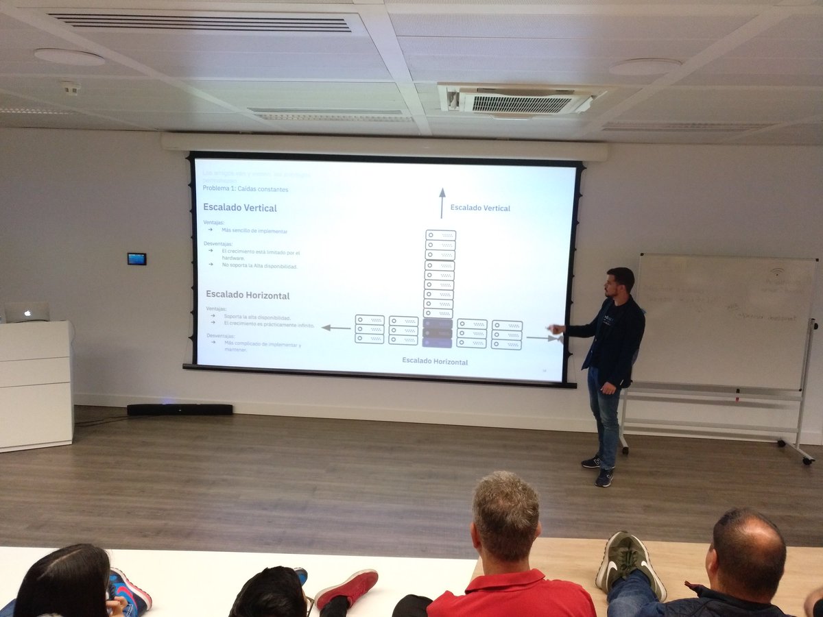 anabrlzgl's tweet photo. Continuamos con la segunda charla de @sergcns "Los amigos van y vienen, los enemigos permanecen."
Una historia que de una forma u otra hemos vivido, viendo el crecimiento de todo el sistema.
#Arquitectura #software #HistoriaFicticia #Problemas #SomosCodenares https://t.co/9eI7t5EthC