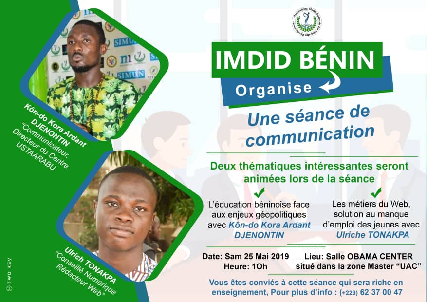SagboSinou's tweet photo. #IMDIDBénin

<<Notre système éducatif doit prendre nos langues en exergue>>
Kôn-do Ardant DJENONTIN https://t.co/BNdfRuGgqm