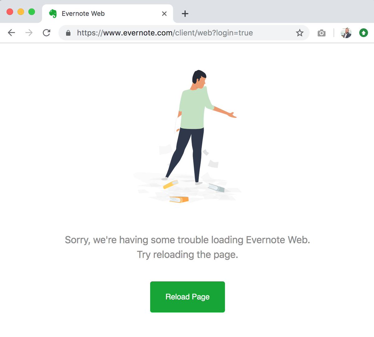 No <a href="/Evernote/">Evernote</a> Web available currently? :(