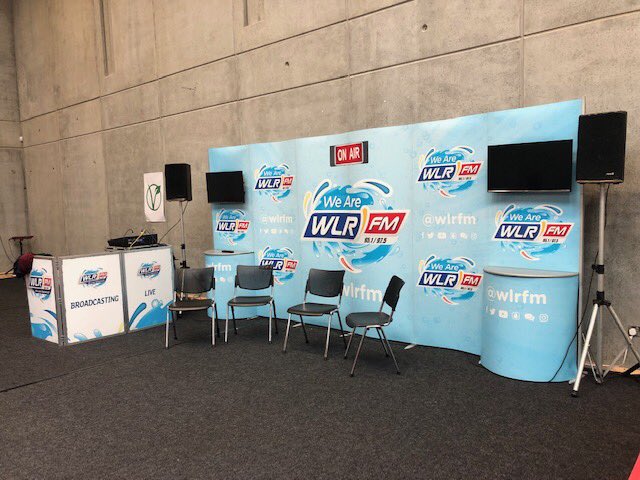 KikkersCarmel's tweet photo. Delighted @GraceOSllvn is well in with a chance of an #mep seat being interviewed with @davidcullinane by @LizReddy @wlrfm - that's how to use your #ISOframe backdrop by @FocusISOframe https://t.co/0iVwHapYDa