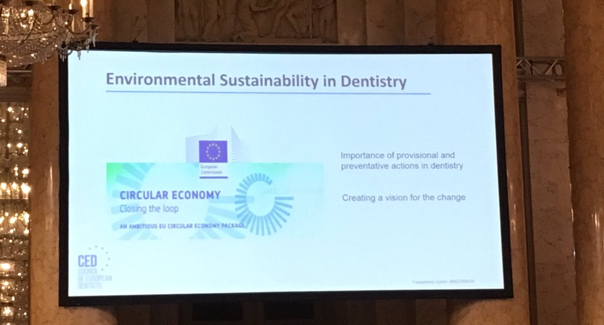 #CEDGM @ced #Vienna discussion on #circulareconomy  #EUEnvironment #sustainabilityindentistry #greendentistry #qualityincare #StrongerTogether @IrishDentists @DentalComplyIRL