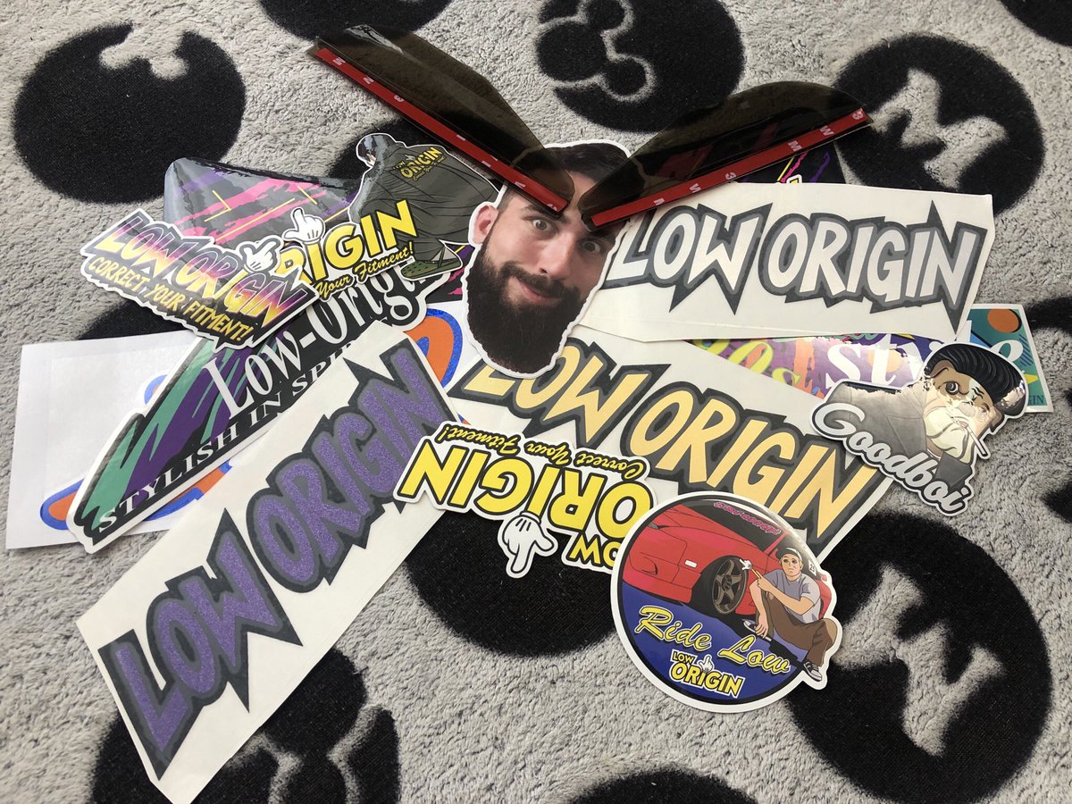 AboSatsukawa's tweet photo. イギリスのチームLOW ORIGIN からステッカーなどなどがいっぱい届きました❗️
ありがとうございます😍
#loworigin
 #LOWORIGIN https://t.co/GWkP0Z3ONu