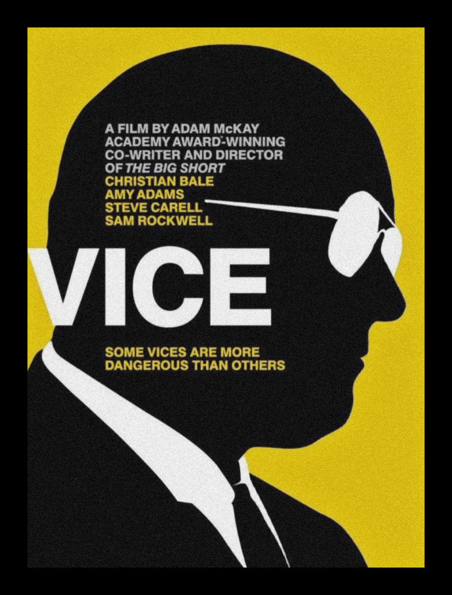 C_Mofly's tweet photo. ''El poder conseguido por medios culpables nunca ejercitó en buenos propósitos"  Ya lo decía Tácito.
Otro peliculón de McKay. #ElVicioDelPoder #VICE #DickCheney https://t.co/2HM5Ye8oP0