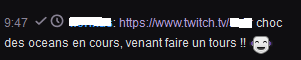 MonsieurPeluche's tweet photo. Nouveau partage de screens de #Modération sur #Twitch, avec aujourd'hui de la pub et des propos étranges 🤔
Le #BalanceTonViewer du jour est gentillet, mais ça ne sera pas toujours le cas, car modérant principalement chez des femmes, elles subissent beaucoup sur internet... https://t.co/M8ZlSafya5