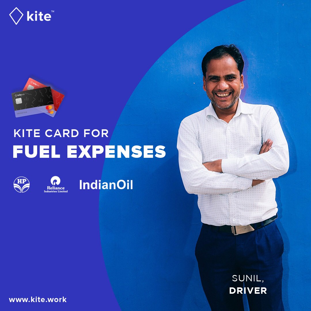 KiteforBusiness's tweet photo. Fuel-specific card controls. Instant money loading. Massive cashbacks. Perfect for your fuel expenses!
#Kiteflyers
Kite cards work at every fuel station in India so your fleet gets the automated expense management experience they https://t.co/uzcZFc9Lt7.  
#NewEconomy https://t.co/py7JK63jvh