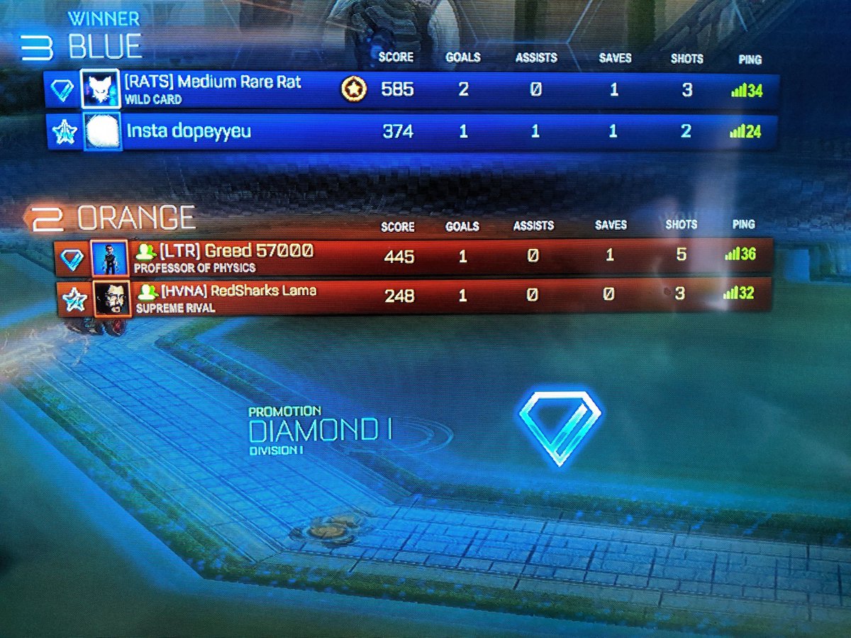 MediumRareRat's tweet image. It's early in the season... I've just reached diamond! #RoadToGrandMaster?? 😂