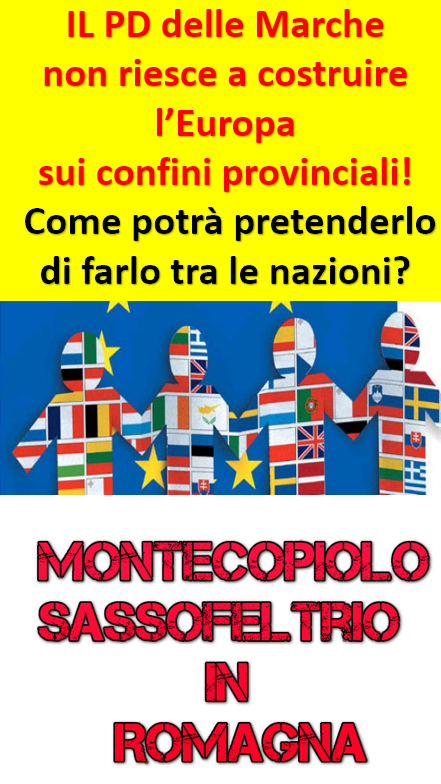 CARLODAVIDE1's tweet photo. Nel 2007 con referendum #Montecopiolo #Sassofeltrio hanno chiesto (art. 132 Cost.) di unirsi all’Emilia Romagna. Hanno trovato contro l’on. Morani (PD) e il PD alla finestra. La democrazia è partecipazione. Il #PD marchigiano continua a umiliare  voto e cittadini che hanno votato https://t.co/7Zx6dKv46p