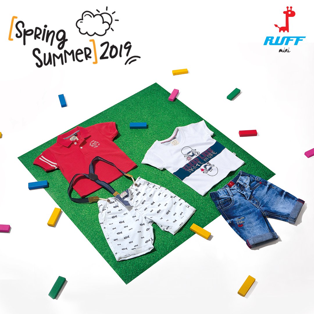 ruff_kids's tweet photo. This summer, play it up with RUFF Mini Spring Summer 2019 Collection.

Locate your nearest store: https://t.co/Q3y8PZ9CNq

#RUFFMini #SpringSummer #SpringSummer2019 #Clothing #SummerClothes https://t.co/J3kpIgYJUt