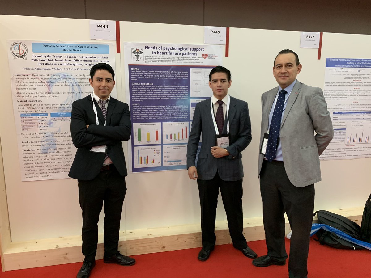 cardinvest's tweet photo. #heartfailure2019 Science begins!!!  First of six posters from Heart Failure Center of Instituto Nacional de Cardiologia MEXICO https://t.co/A5uBbm5L9K