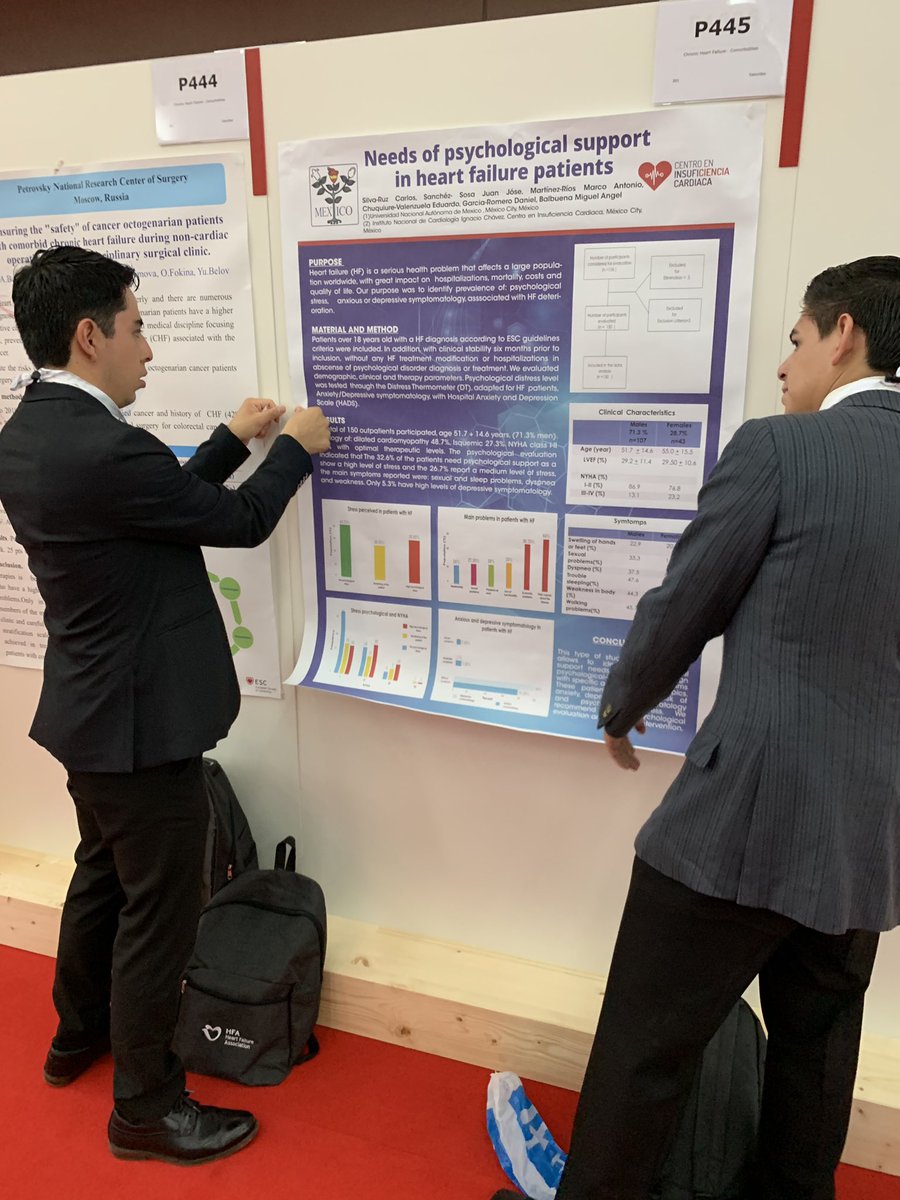 cardinvest's tweet photo. #heartfailure2019 Science begins!!!  First of six posters from Heart Failure Center of Instituto Nacional de Cardiologia MEXICO https://t.co/A5uBbm5L9K