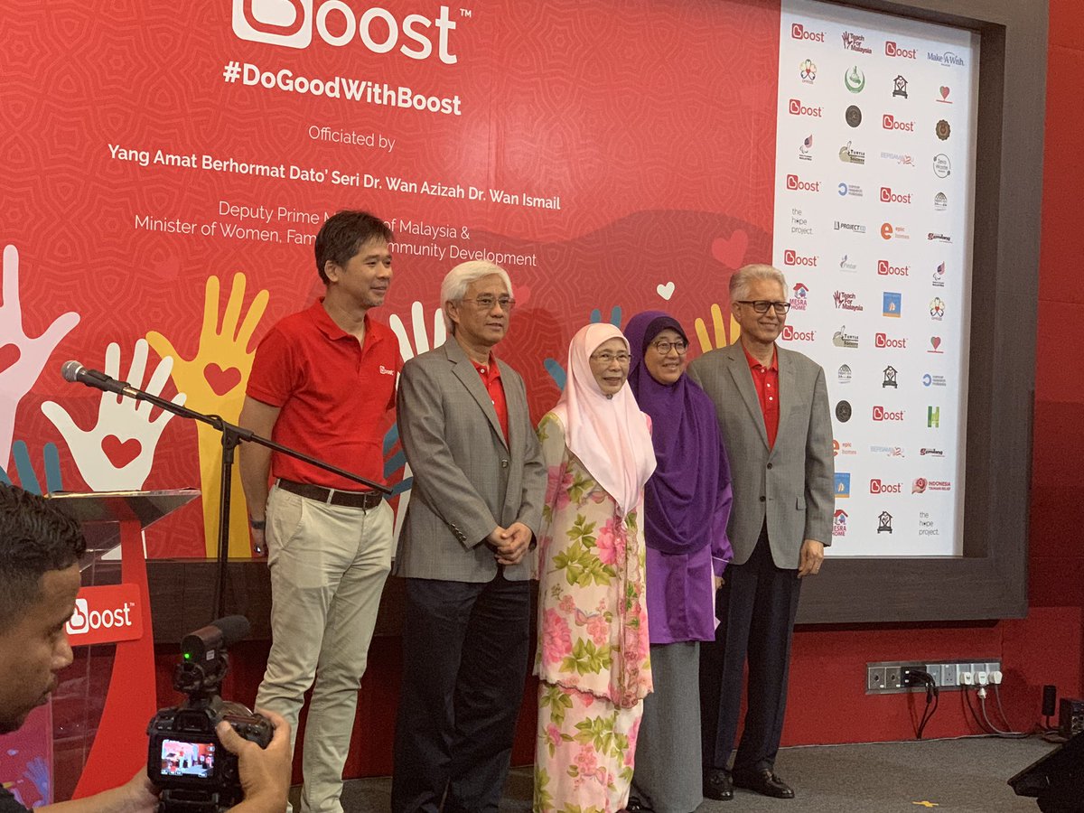 reversecancer's tweet photo. Our heartiest congratulations to Malaysia’s biggest e-wallet service, Boost for the launch of your e-Donation Day by the Deputy Prime Minister of 🇲🇾, YAB Dato’ Seri Dr Wan Azizah Dr Wan Ismail. Thanks for including us as beneficiaries ♥️#reversingcancer #DoGoodWithBoost https://t.co/BSRiHTg5Dj