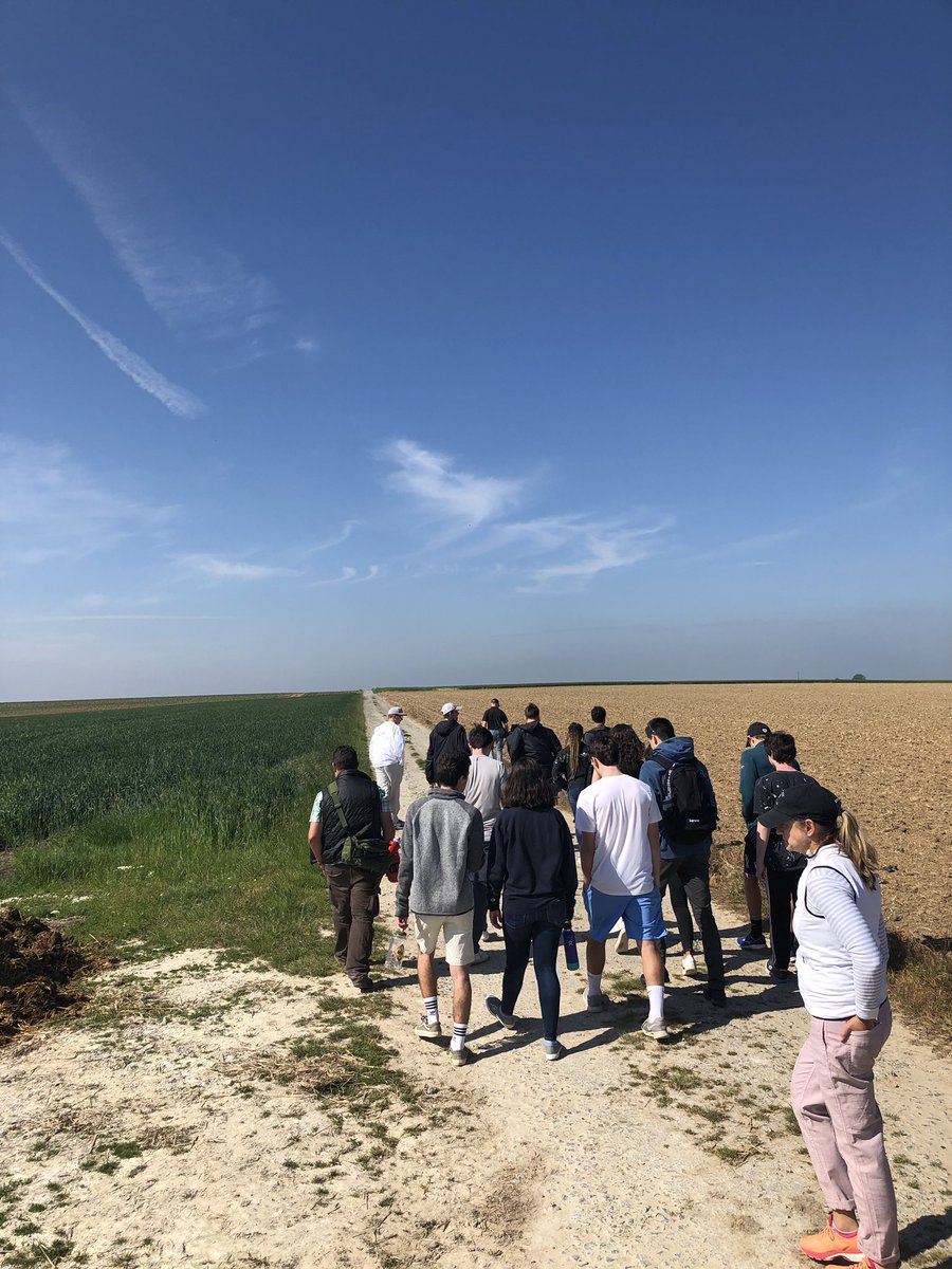 ea_worldwars's tweet photo. More pictures from our walk through the battlefields of the Somme and we came across an unexploded artillery shell. #EAMayterm #WWI https://t.co/Oq7UmbkK30