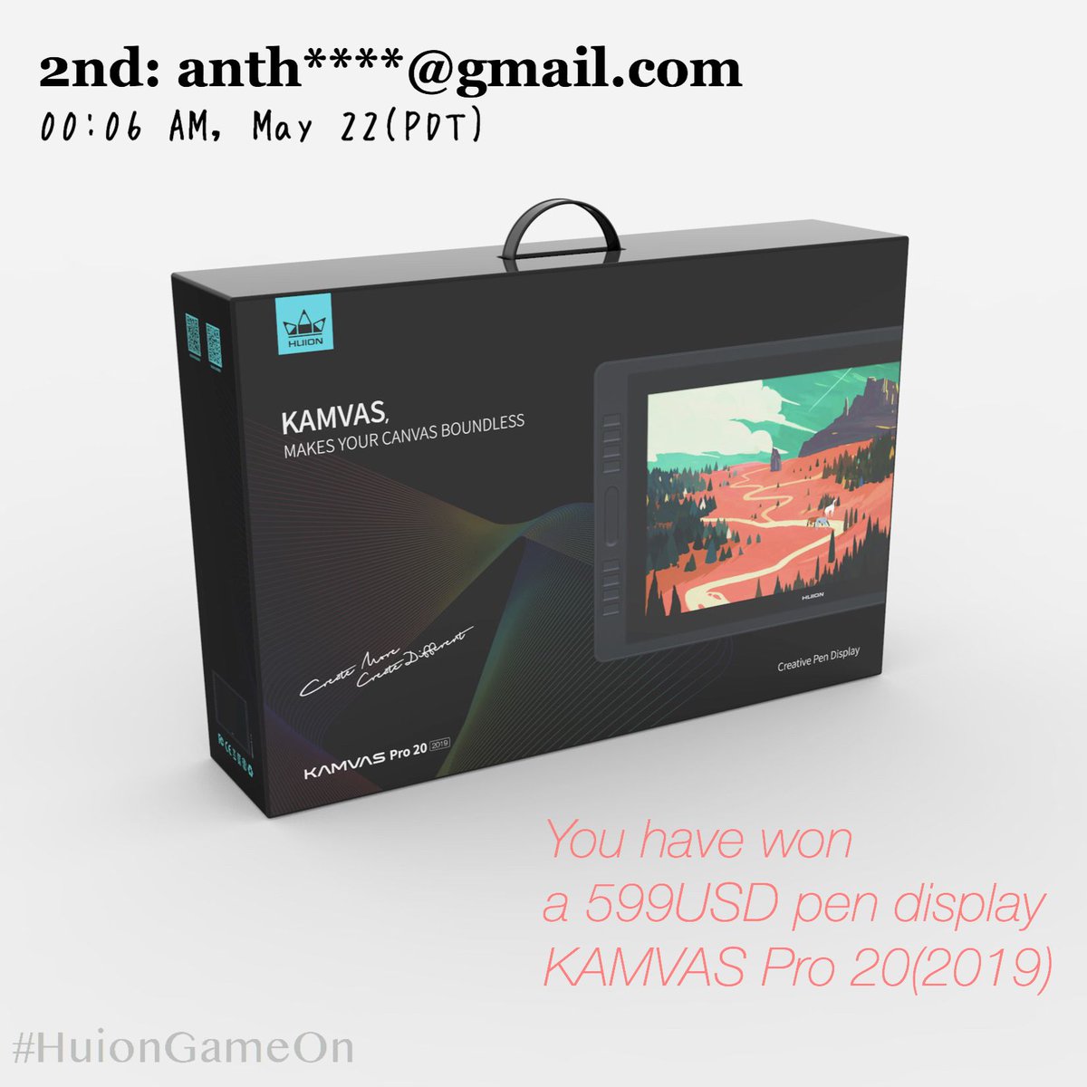 HuionTab's tweet photo. Congratulations to these mystery cracker! You are the first ten who solved the ARG game!
#HuionGameOn #ARG #HuionTablet #KAMVASPRO #NewKAMVAS https://t.co/fitlDTh5LI