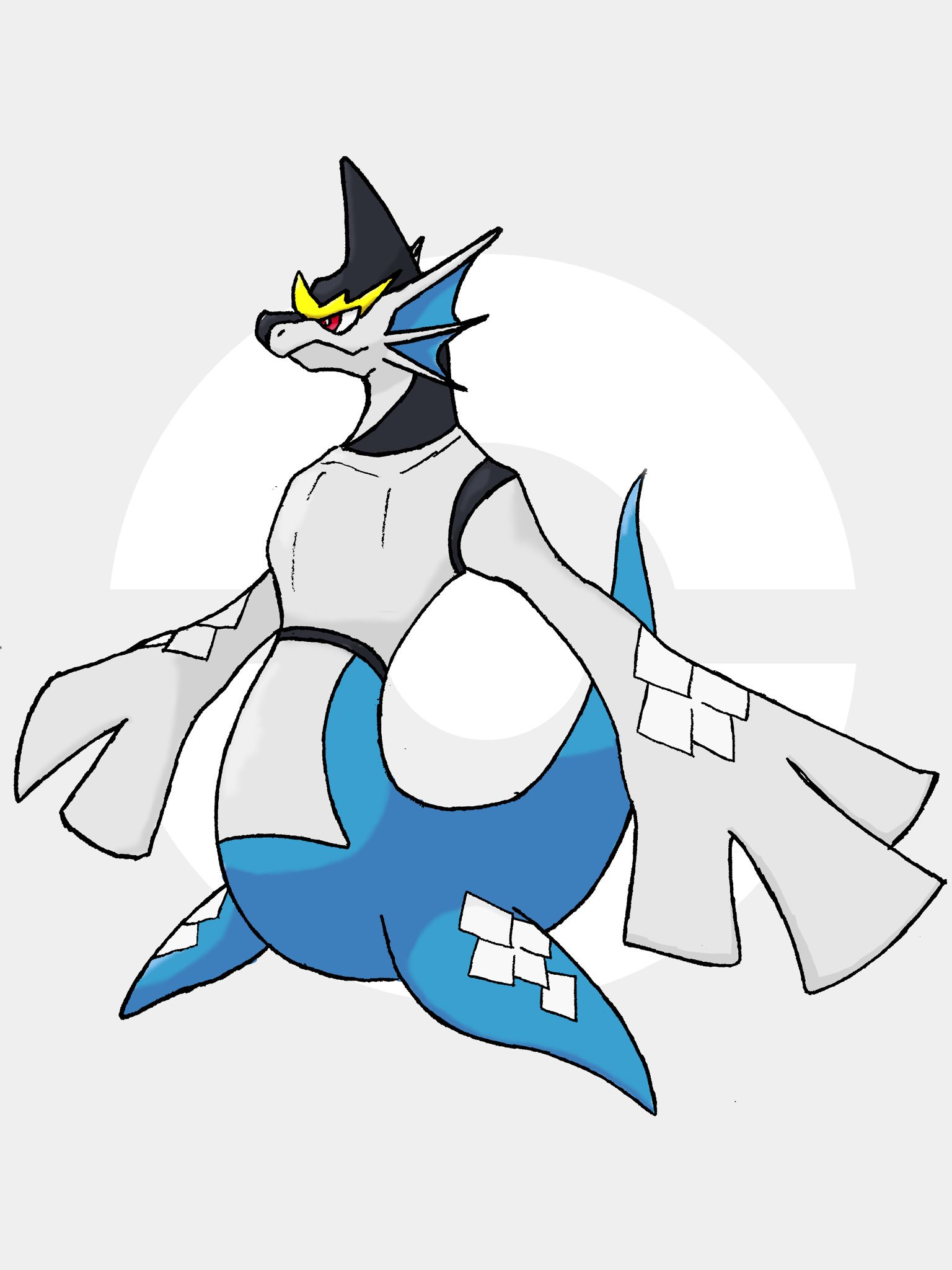 やん之助 على تويتر 水御三家 リバタツミ タイプ みず エスパー 一応リヴァイアサンと陰陽師をモチーフ 名前はリヴァイアサン ワタツミ オリポケ