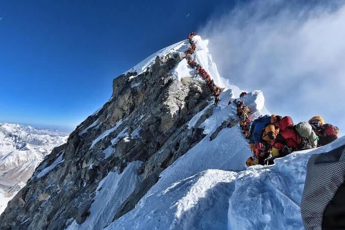 Corporate Employees: Let’s escape this rat race &amp; get some peace in the Himalayas.

Mount Everest: