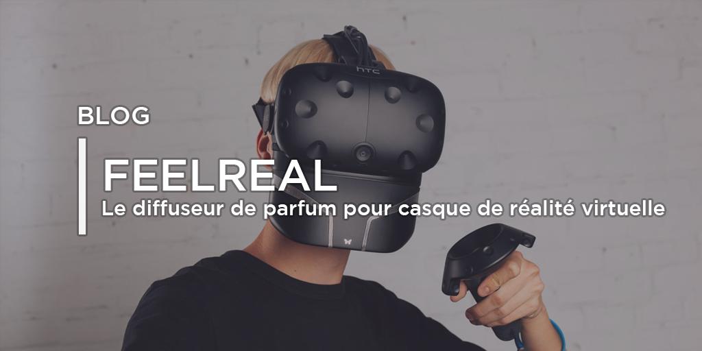 👁 Immergez-vous totalement dans vos contenus VR grâce à Feelreal le diffuseur de parfum pour casque VR 👉 bit.ly/feelreal_ #vr #innovation #design #immersion