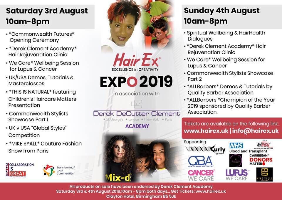 AfroHairLegends's tweet photo. “ HairEx is a unique heritage, kinship and legacy system.
There is a collective ambition towards sustainability and transforming local communities. Tickets available at https://t.co/daPhj9pIcM this event welcomes all #Commonwealth guests as we celebrate @rudiglobal @ClemeDerek https://t.co/aTxakZAz37