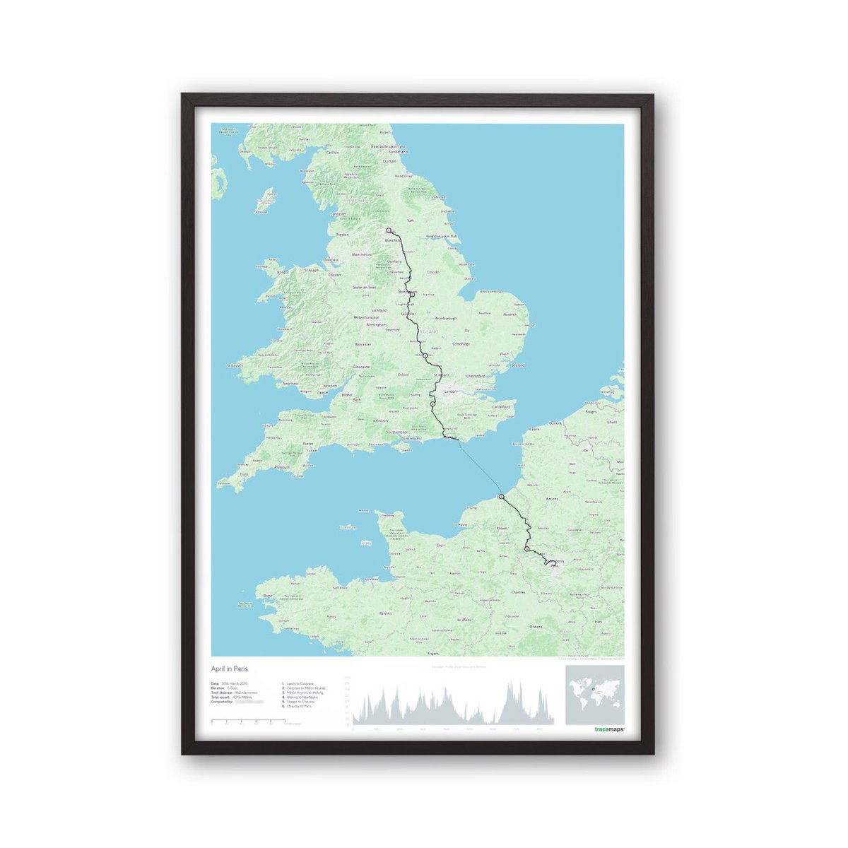 Love this journey by Rich who cycled from Leeds to Paris by #gravel last month along #downslink via #stansbikeshack