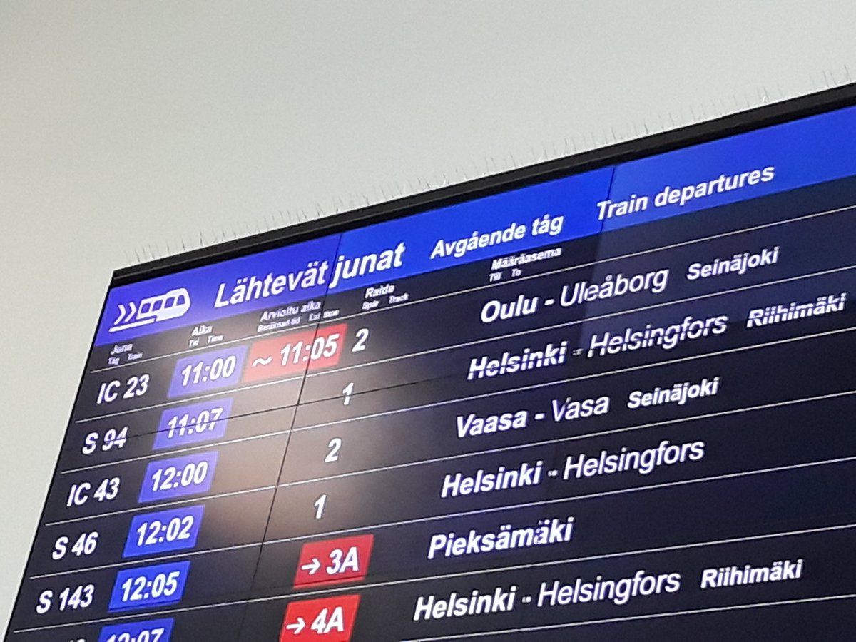 oulu lähtevät junat