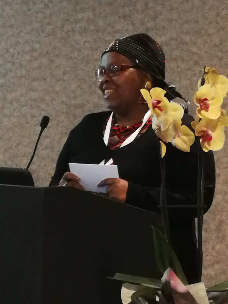 TheronLinda's tweet photo. Prof Lebo Moletsane argues powerfully for participatory, youth-led #resilience iniatives to end GBV in SA, including forced teen marriages #SAACAPAP @DrWekerle @Resilience_Team @CoEHuman https://t.co/Hluv1r1wgc