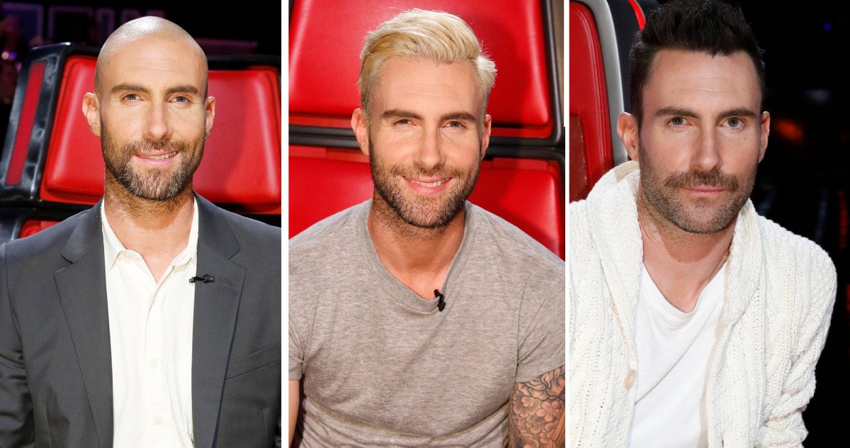 Page Six On Twitter Adam Levine S Many Hairstyles On The Voice