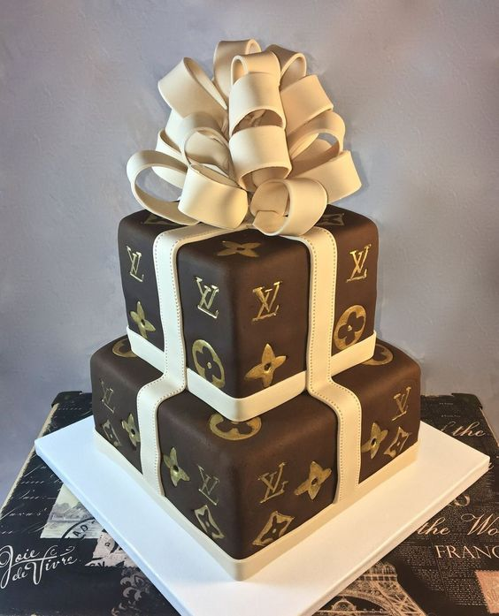 Louis Vuitton Shoe birthday cake