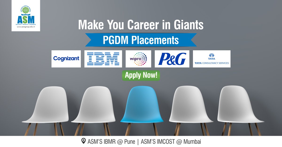ASM_Group's tweet photo. Our students get placed in the topmost companies in handsome salary packages. Enroll Now! Know more at https://t.co/2jwiexHHyu / https://t.co/qzUMmUKdiJ #PGDM #Placement #ASMGroup #ASMsIBMR #ASMsIMCOST https://t.co/w87jud3Zv1