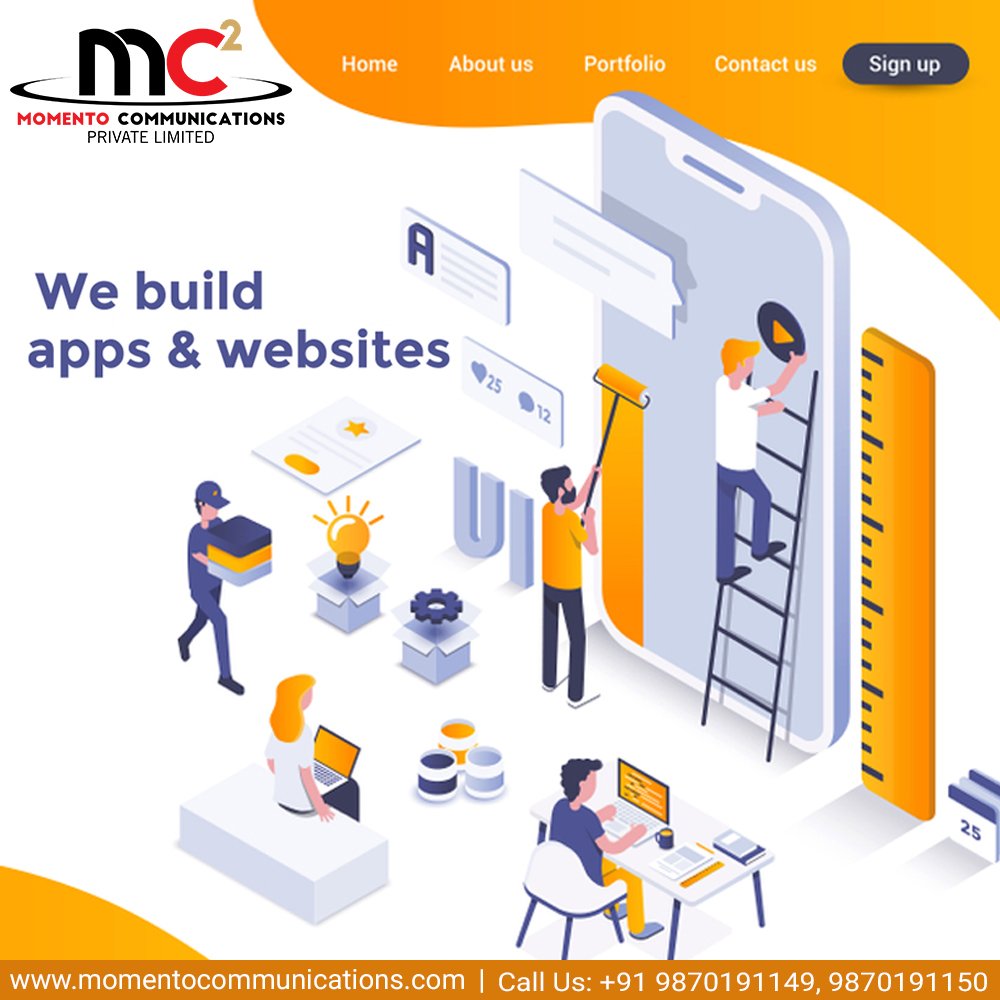 MomentoCommuni1's tweet photo. We Build Apps &amp; Websites..!
visit our website:  https://t.co/pHvzh0LGR9
Call Now – +91 9870191149 +91 9870191150
#SocialMedia #UniqueMarketingStrategy #WebsiteDesigning #SEO#PrintingServices #FlyerDesignPrinting #BrochuresDesignPrinting#CatalogueDesignPrinting https://t.co/hX68kK2VjV