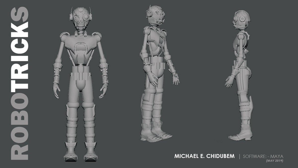 mikeberechi's tweet photo. Working it... 3D model built.
#animation #robots #3d #art #artnimating #maya #cartoon #lecturer #future #fun #animationsa https://t.co/hXpbaRbe0t