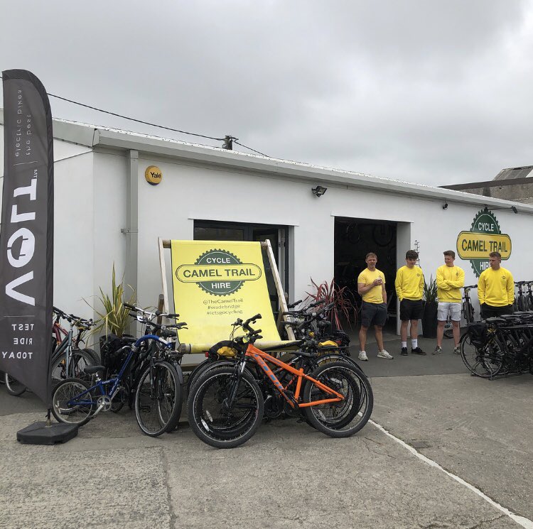 The bank holiday begins! Lots of bookings already here at Camel Trail Cycle Hire so call up and book to avoid missing out this holiday! #cameltrail #electricbikehirecornwall #wadebridge #waterbottles #cameltrailbikehire #volt #exploremore #grezzy #business #biz