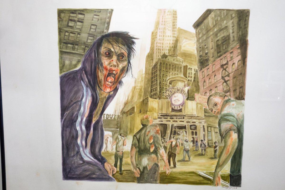 Misithecat666's tweet photo. Mi padre tiene ya 71 años y es muy aficionado a la pintura. Estos son algunos cuadros pintados por él que tengo en casa colgados . ¡¡ Artista!! #Magasa #diadelorgullofriki https://t.co/An4Dl4hTEE
